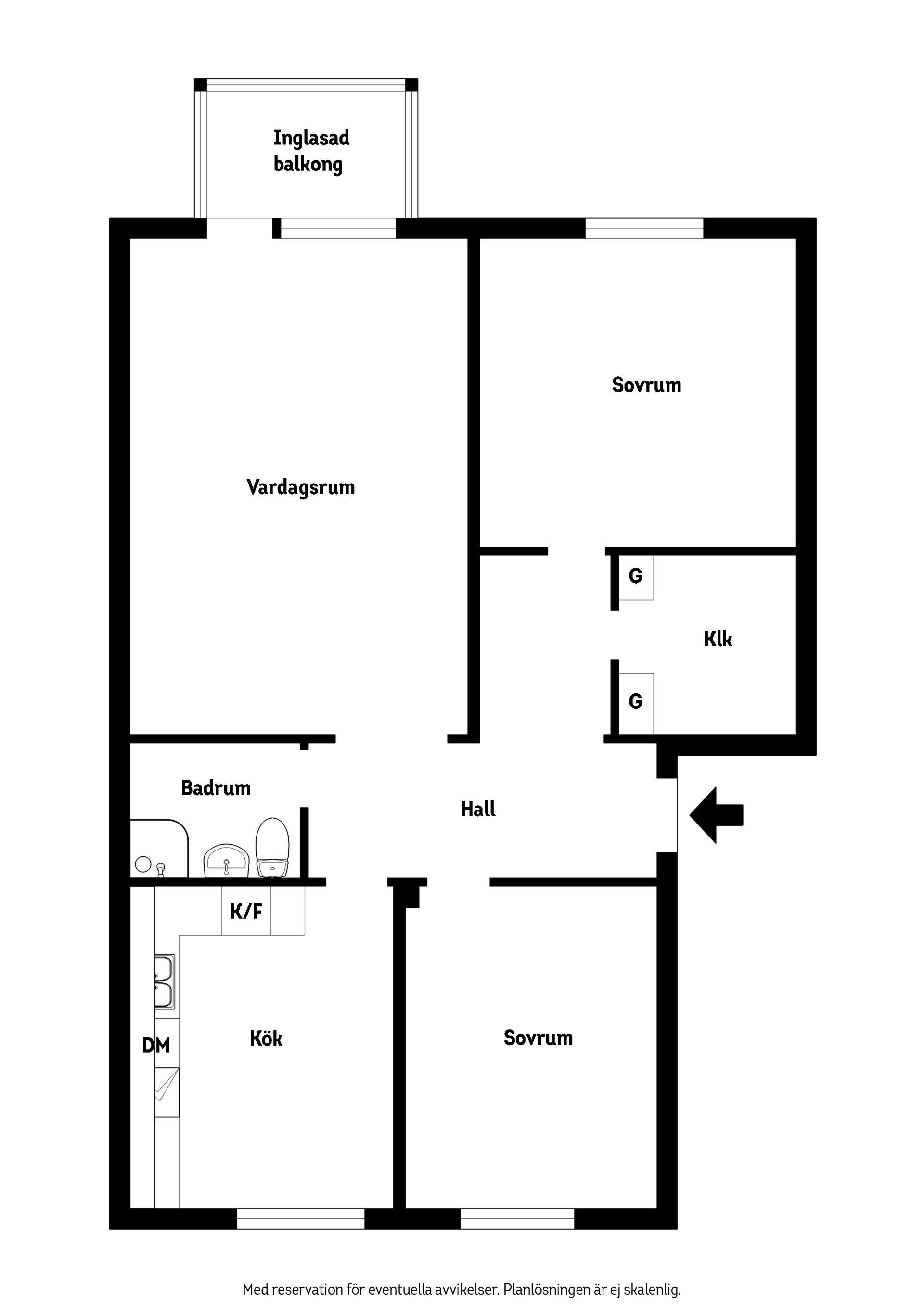 Bostadsrätt, Hertings allé 9B, Herting, Falkenberg