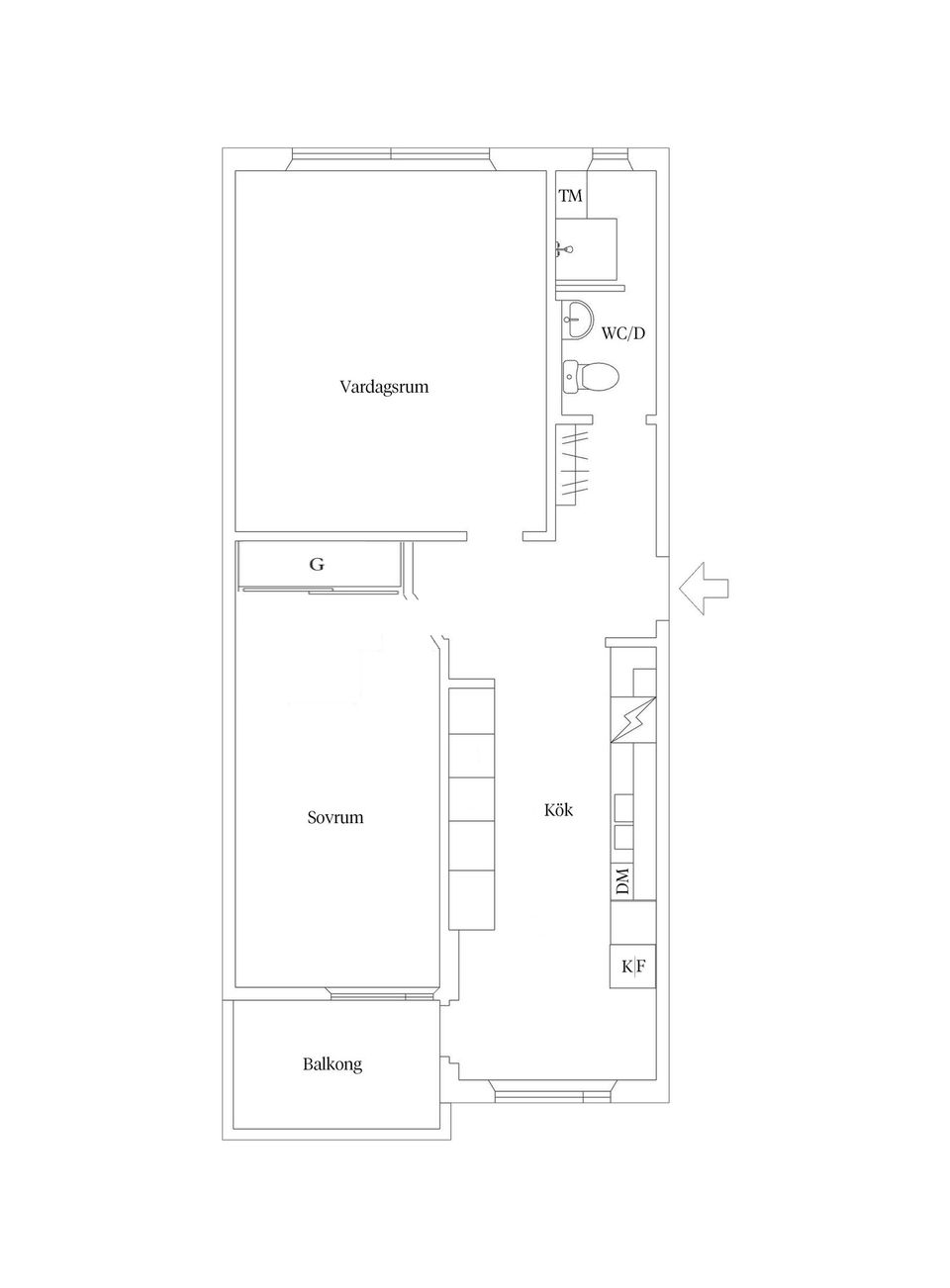 Bostadsrätt, Lybecksvägen 3B, Djurängen, Kalmar