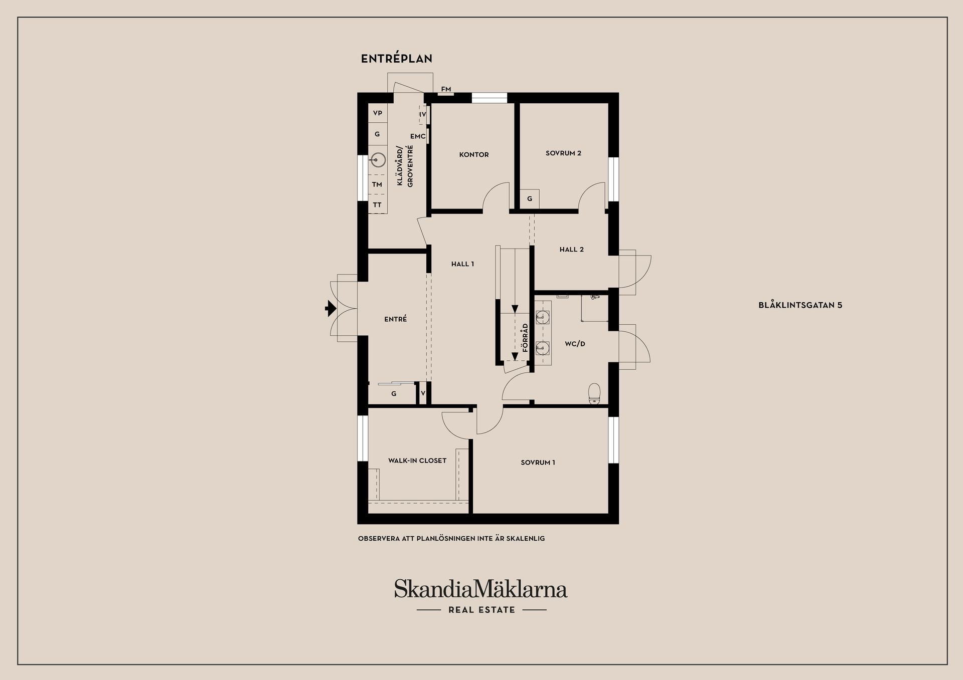 Villa, Blåklintsgatan 5, Ekhagen, Västervik