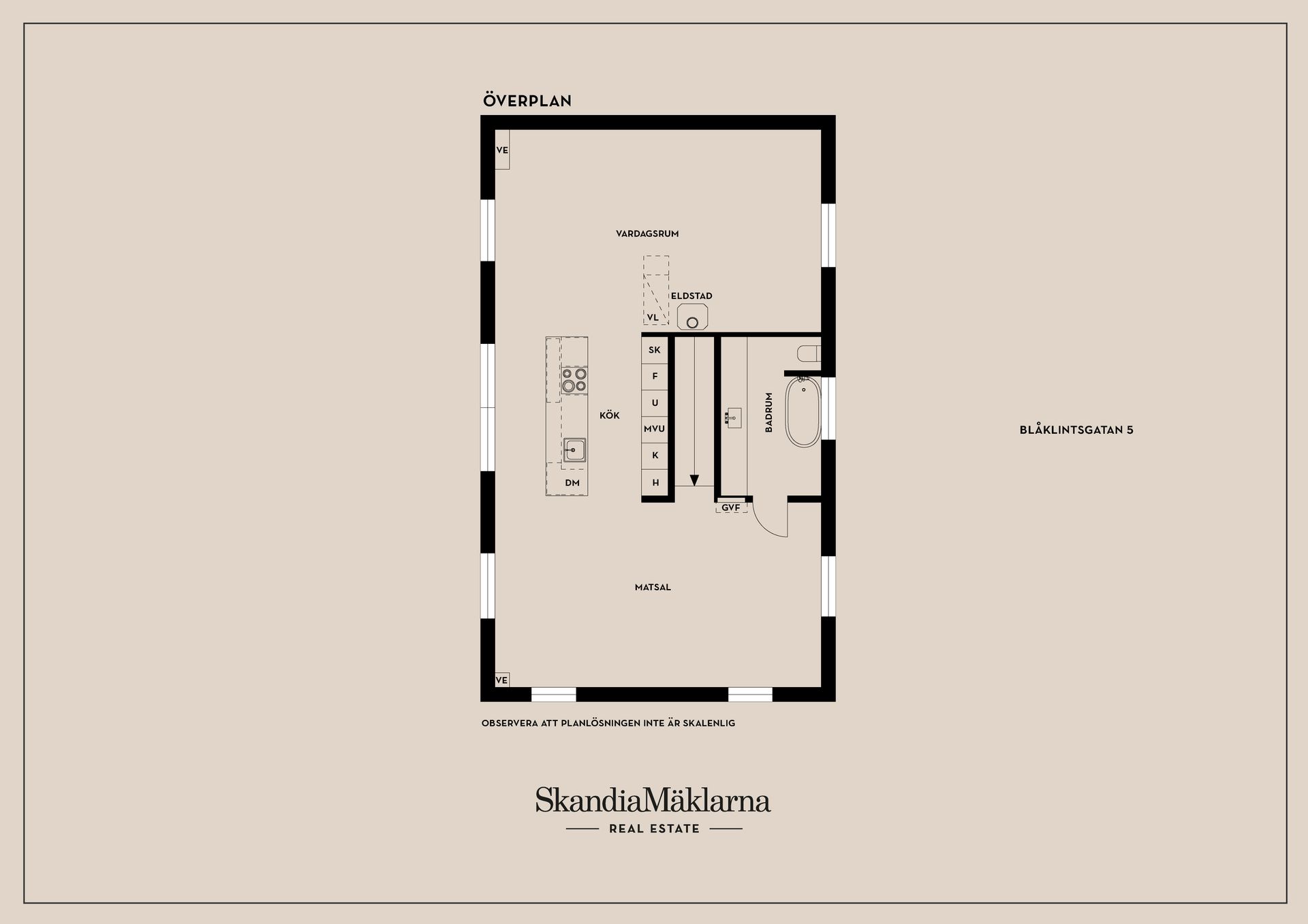 Villa, Blåklintsgatan 5, Ekhagen, Västervik