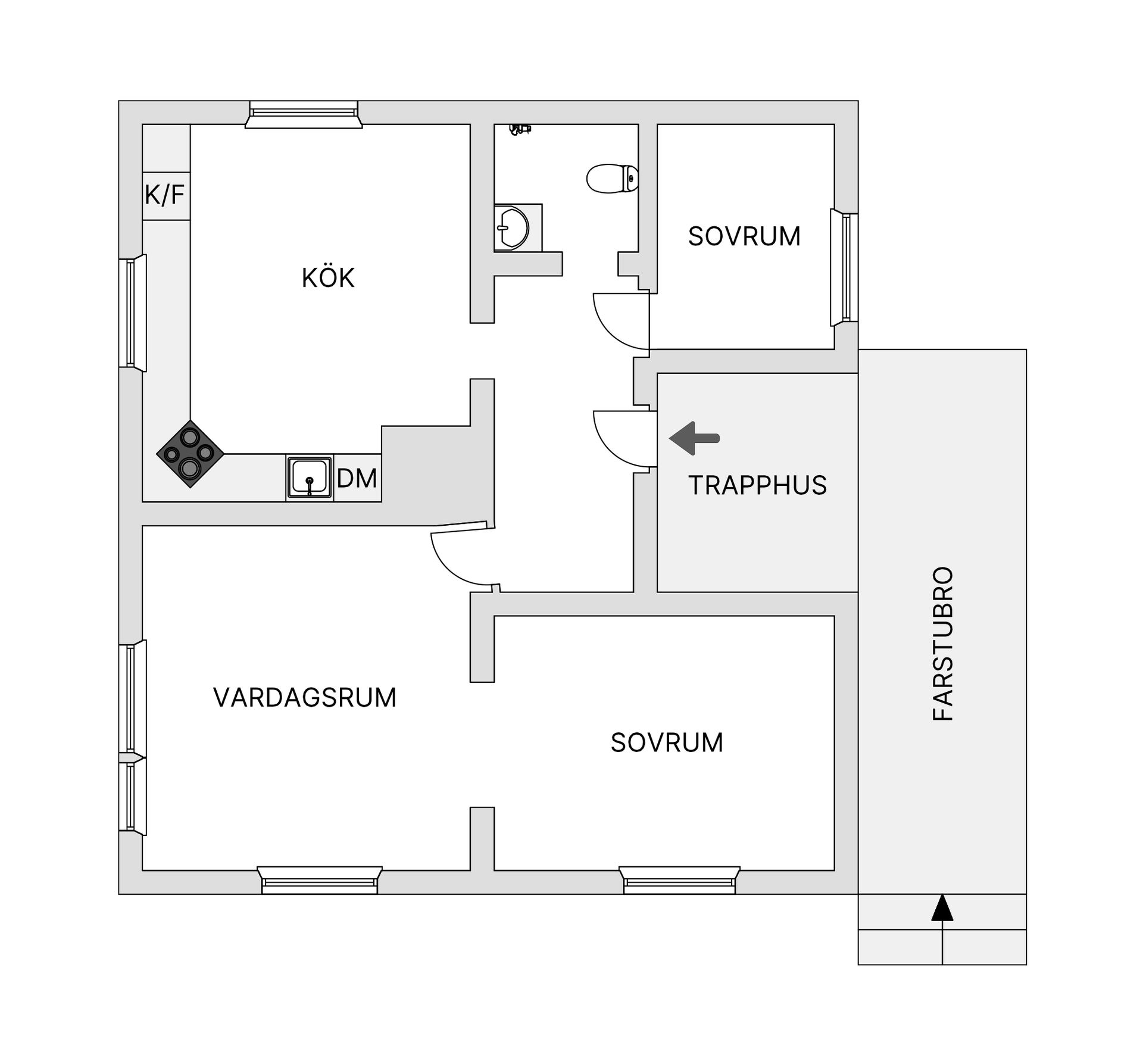 Villa, Västra Holmgatan 8, Åsele