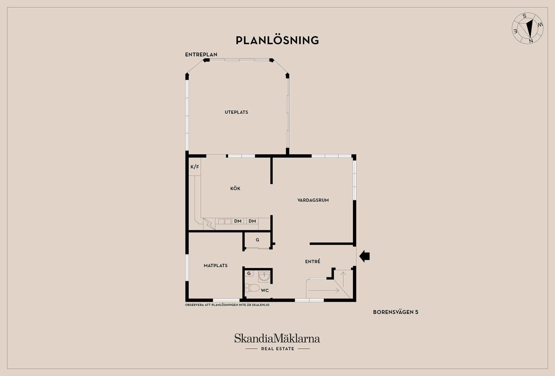 Villa, Borensvägen 5, Motala