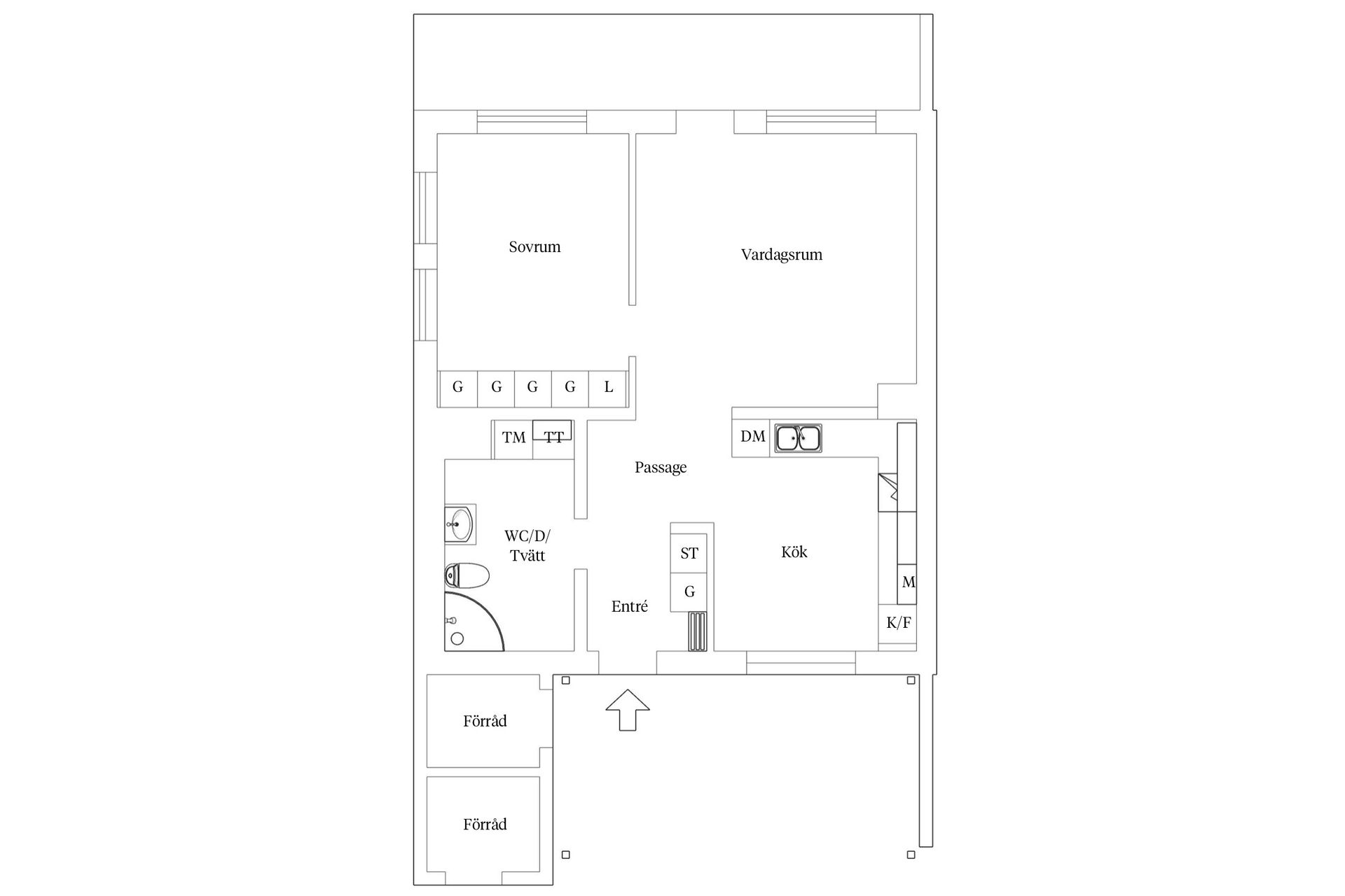 Bostadsrätt, Kärvevägen 3A, Bredvik, Växjö