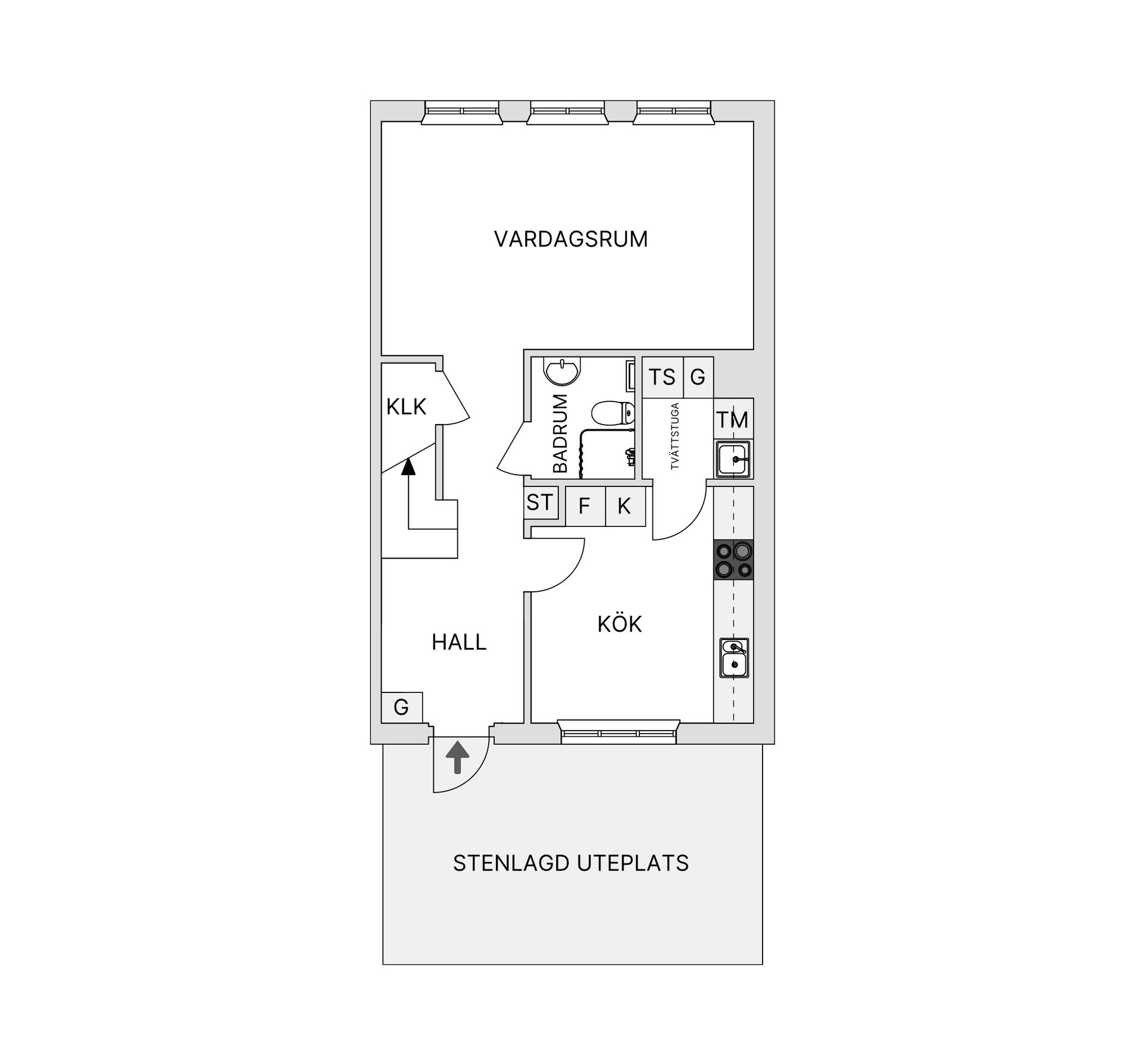 Bostadsrätt, Drottninggatan 51, Hässleholm - Bokeberg, Hässleholm