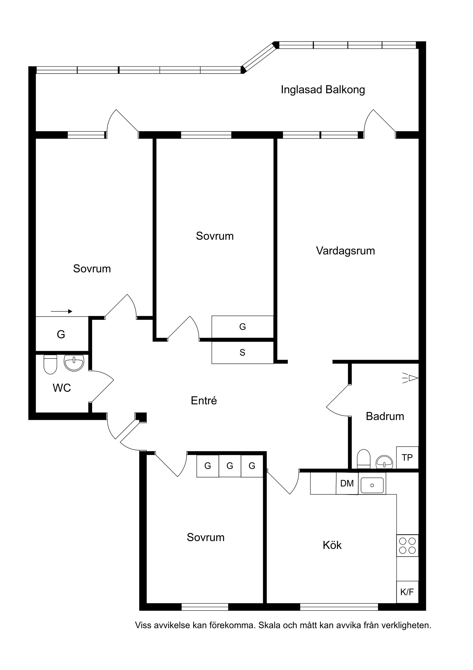 Bostadsrätt, Trädlyckevägen 68 Lgh 1102, Trädlyckan, Varberg