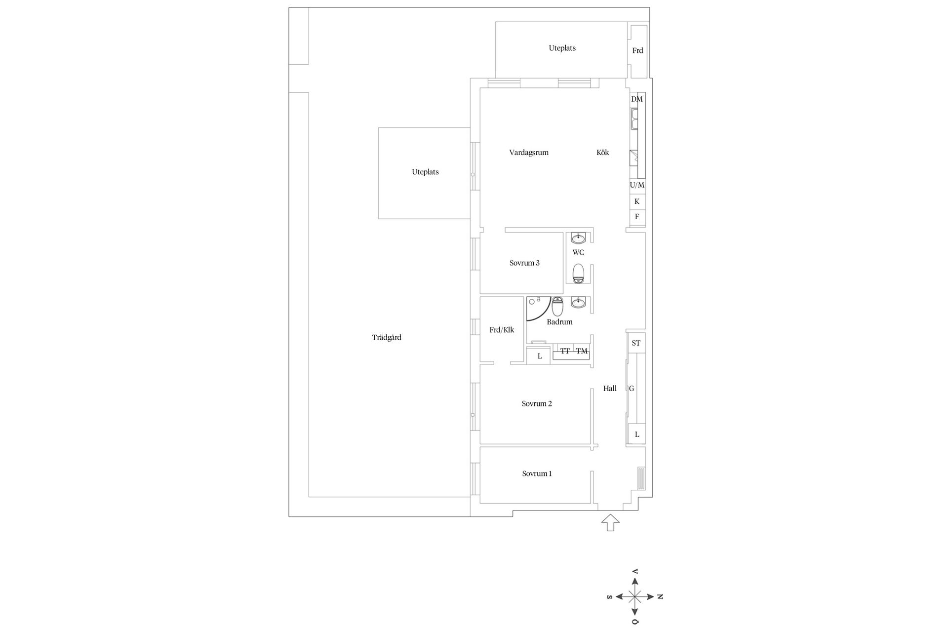 Bostadsrätt, Folketshusvägen 5, Klagshamn, Malmö