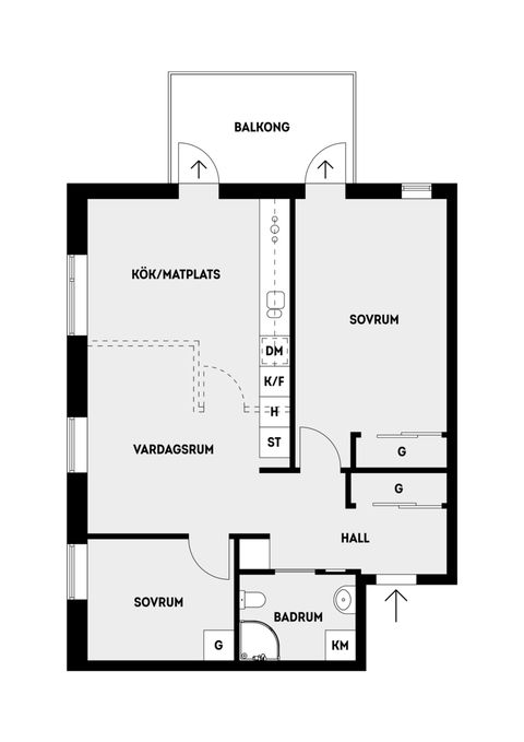 Bostadsrätt, Fornminnesvägen 1A, Vallentuna Centrum, Vallentuna