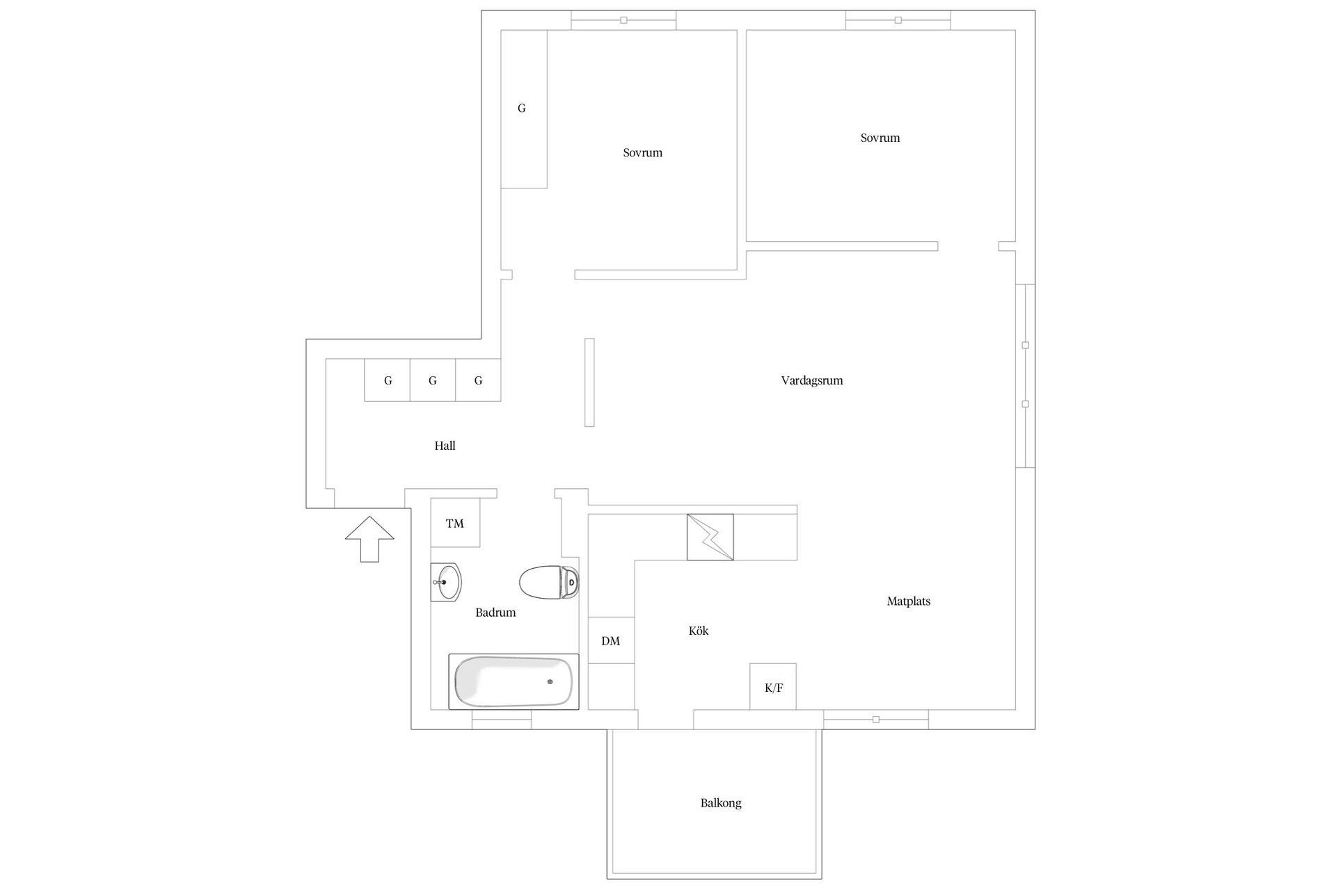 Bostadsrätt, De la Gardies väg 11, Gustavsberg - Farsta Slottsvik, Värmdö
