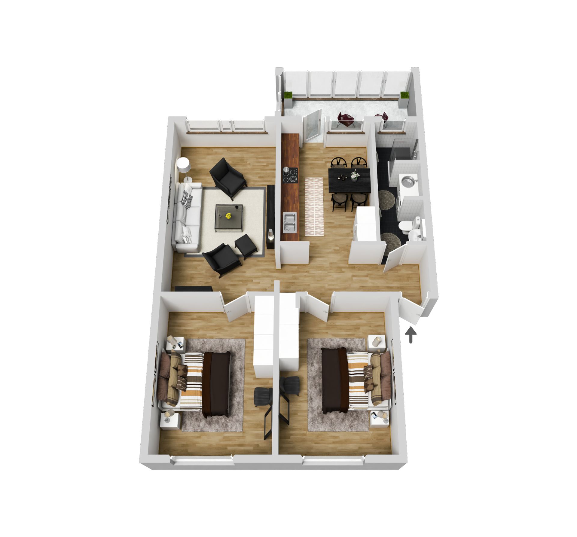 Bostadsrätt, Lägergatan 5E, Näsbyn, Kalix