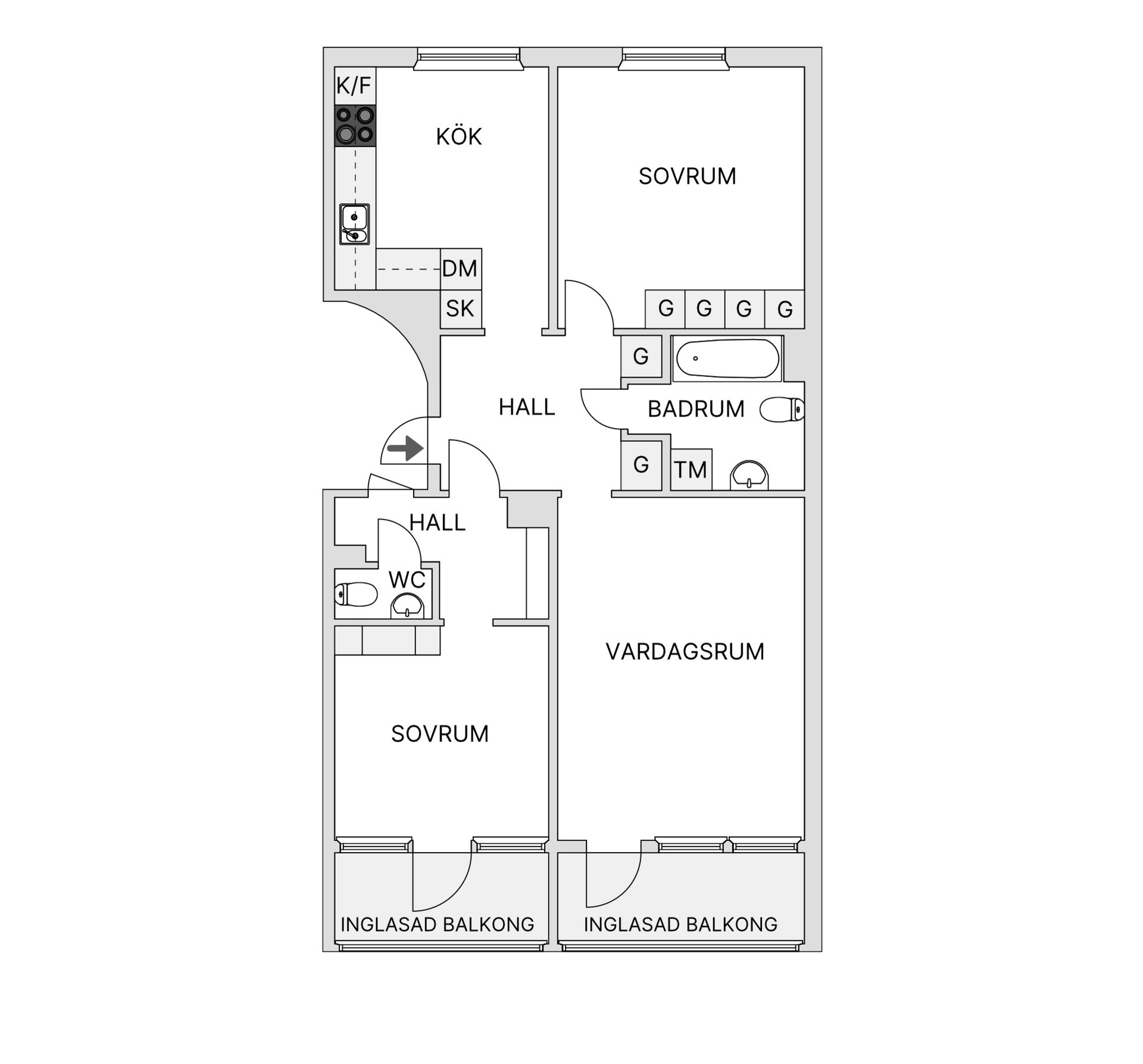 Bostadsrätt, Myntgatan 17, Moröhöjden, Skellefteå