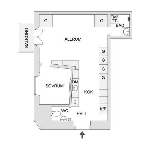 Bostadsrätt, Ringvägen 114, Södermalm - Skanstull, Stockholm