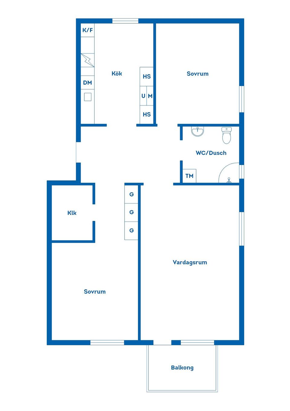Bostadsrätt, Mellankullagatan 8C, Väster, Hässleholm