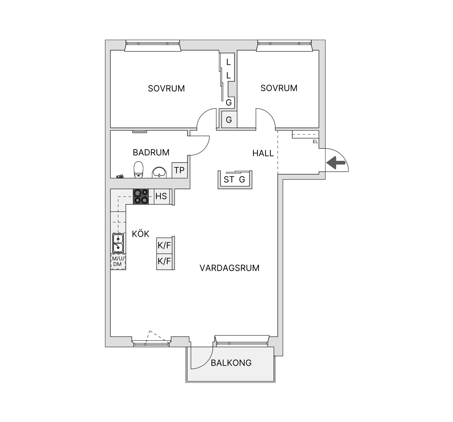 Bostadsrätt, Kedjebacken 2A, Gustavsberg Kedjebacken, Värmdö