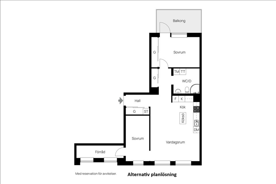 Bostadsrätt, Kungsgatan 93E, Industristaden/Kungsängen, Uppsala