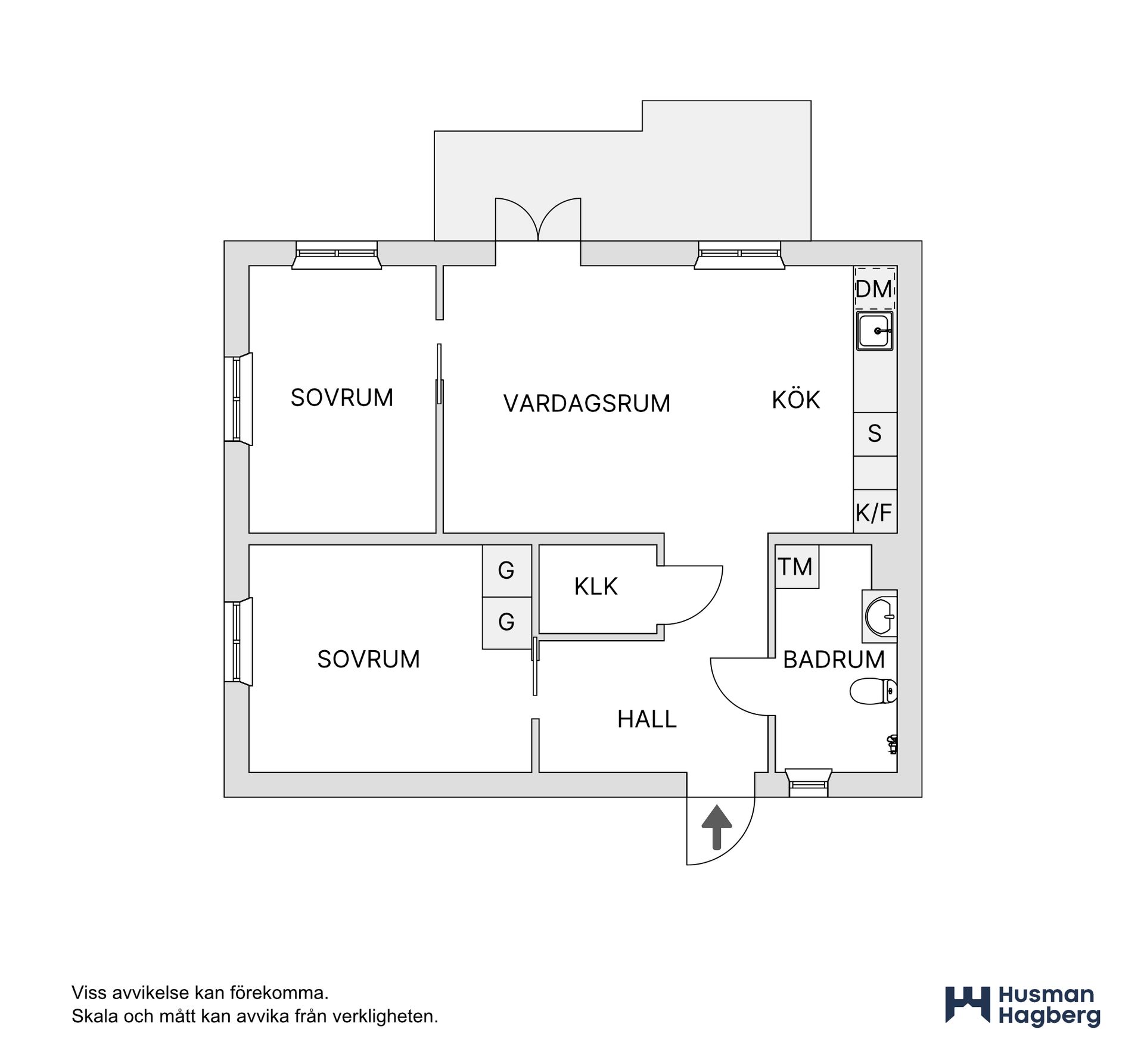 Bostadsrätt, Sönkmyrvägen 35B, Röbäck, Umeå
