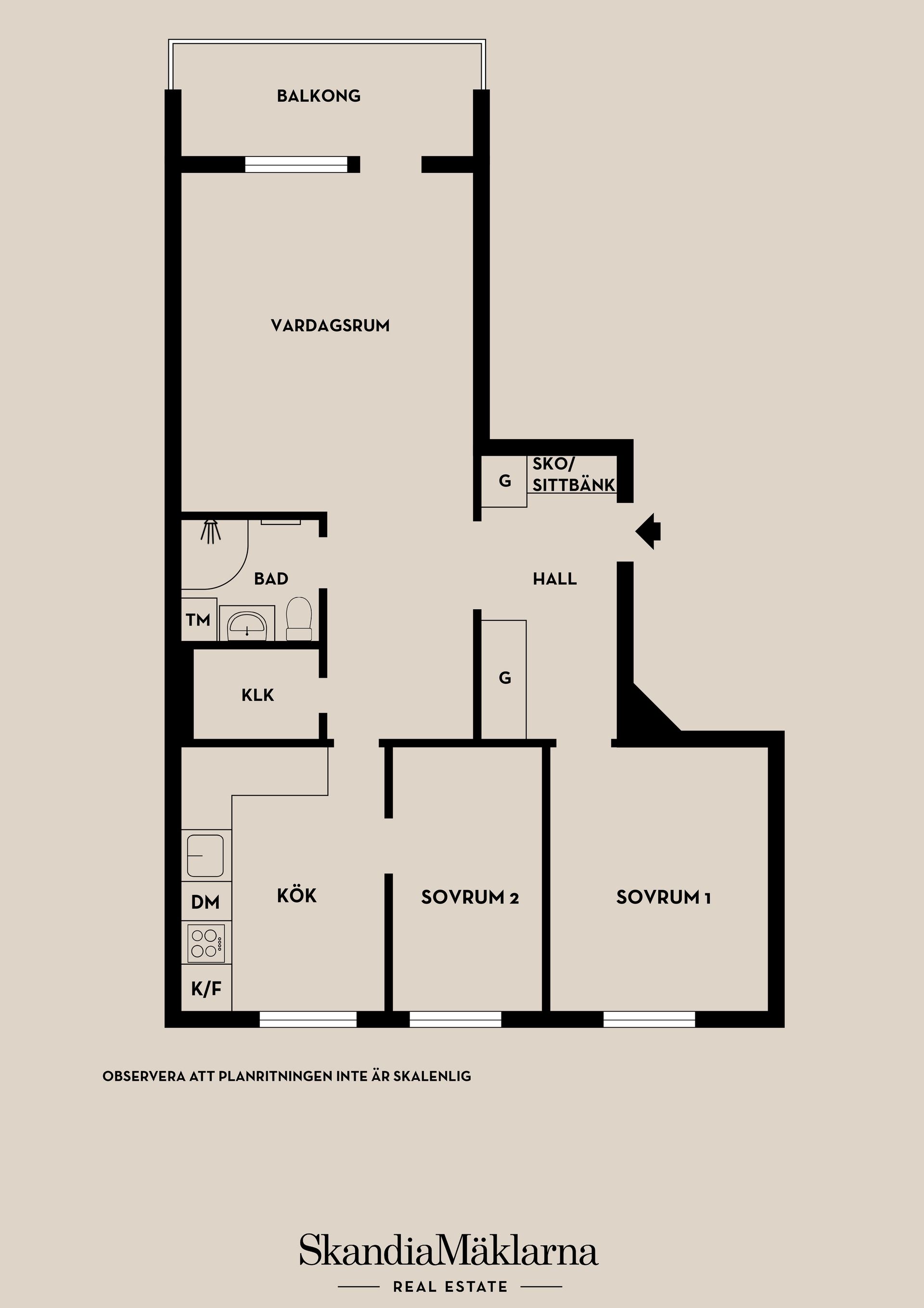 Bostadsrätt, Svalgränd 8C, Vån 3, Sundbyberg
