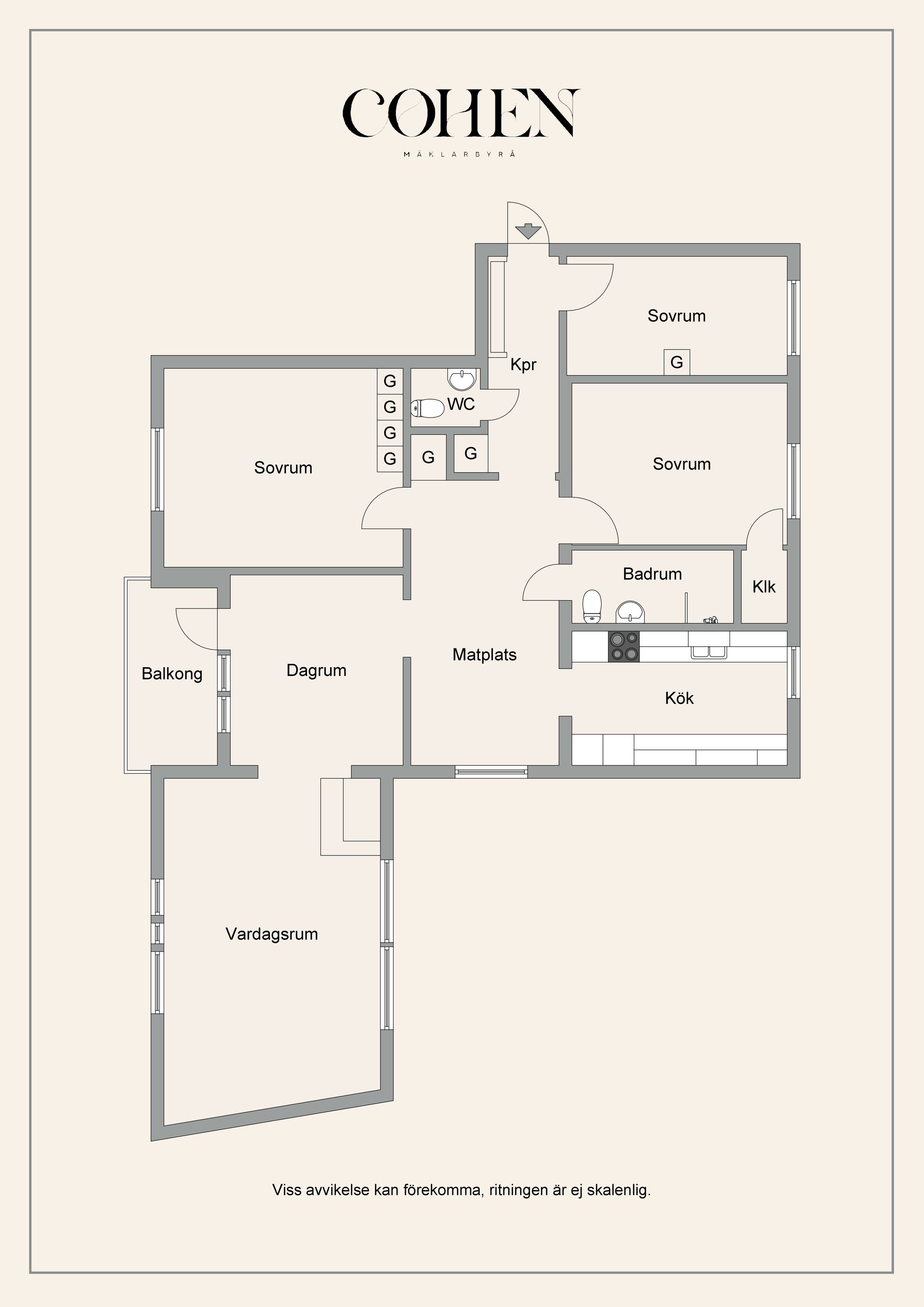 Bostadsrätt, Byggmästargatan 15B, Salabacke, Uppsala