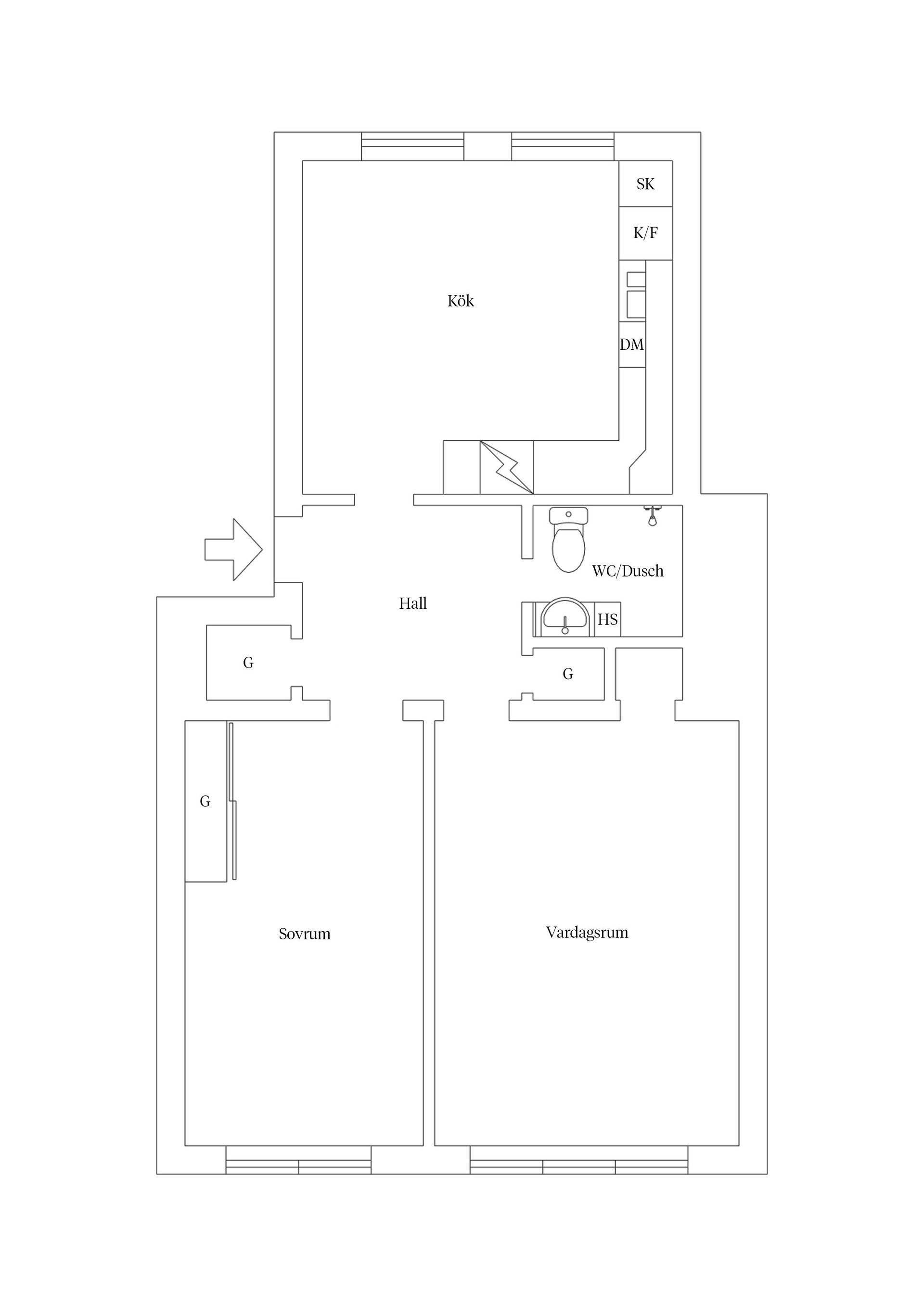 Bostadsrätt, Hornsgatan 12B, Frösön, Östersund