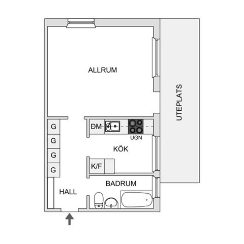 Bostadsrätt, Elin Wägnersgatan 23, Nyby, Uppsala