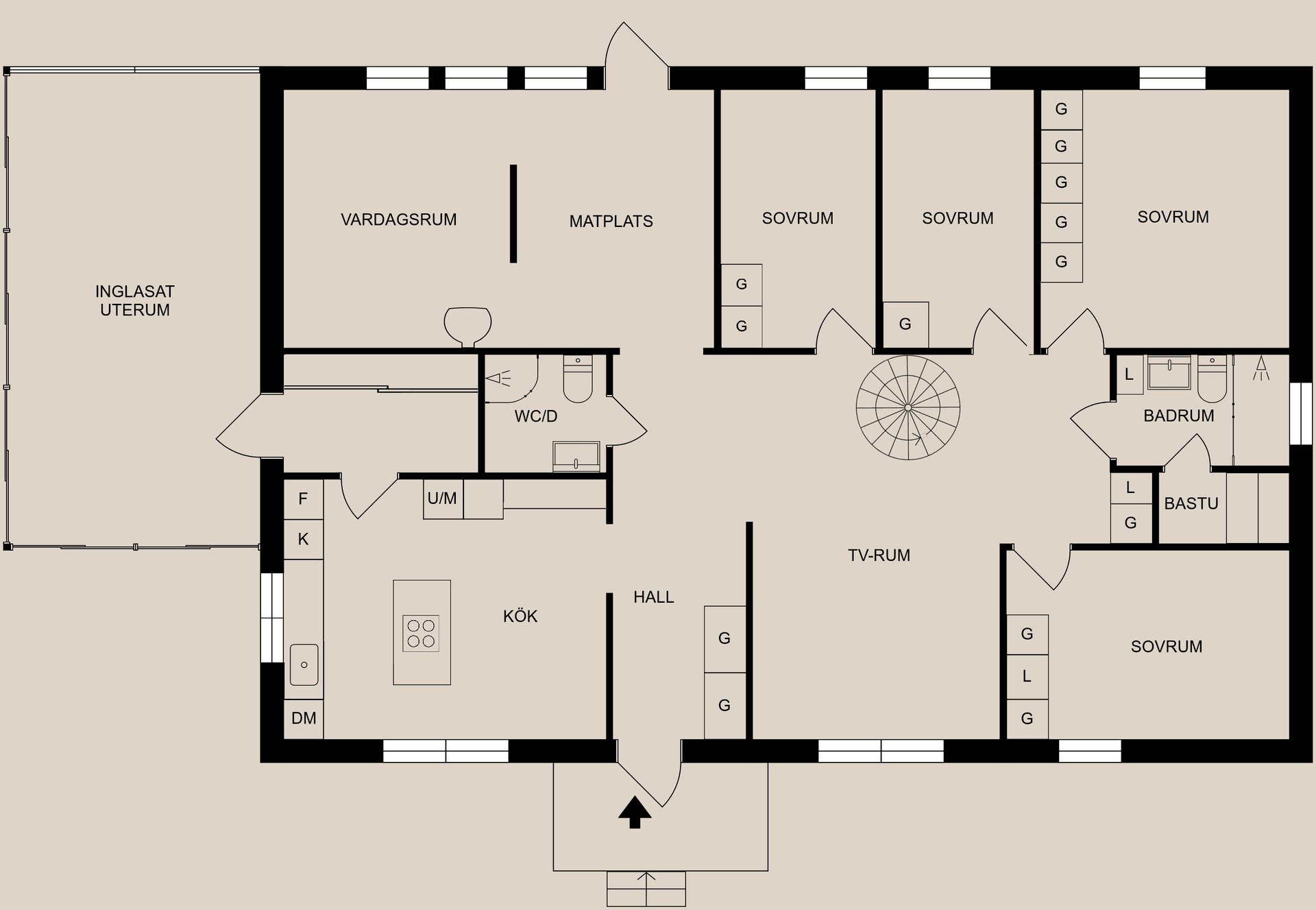 Villa, Oxelgatan 19, Högby, Söderköping