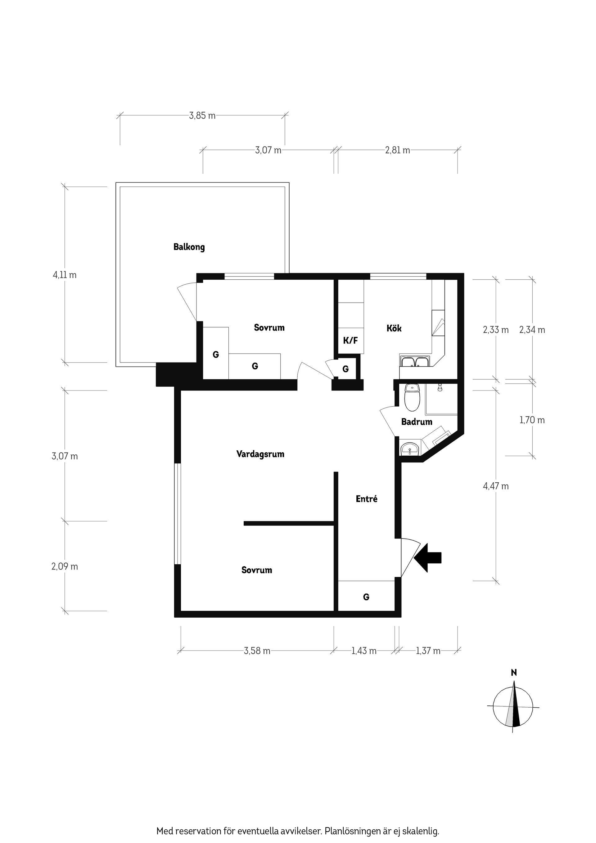 Bostadsrätt, Storhöjdsgatan 11, Strömmensberg, Göteborg