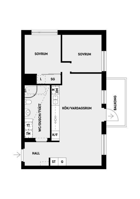Bostadsrätt, Vintergaloppsgatan 24, 2tr, Täby Park, Täby