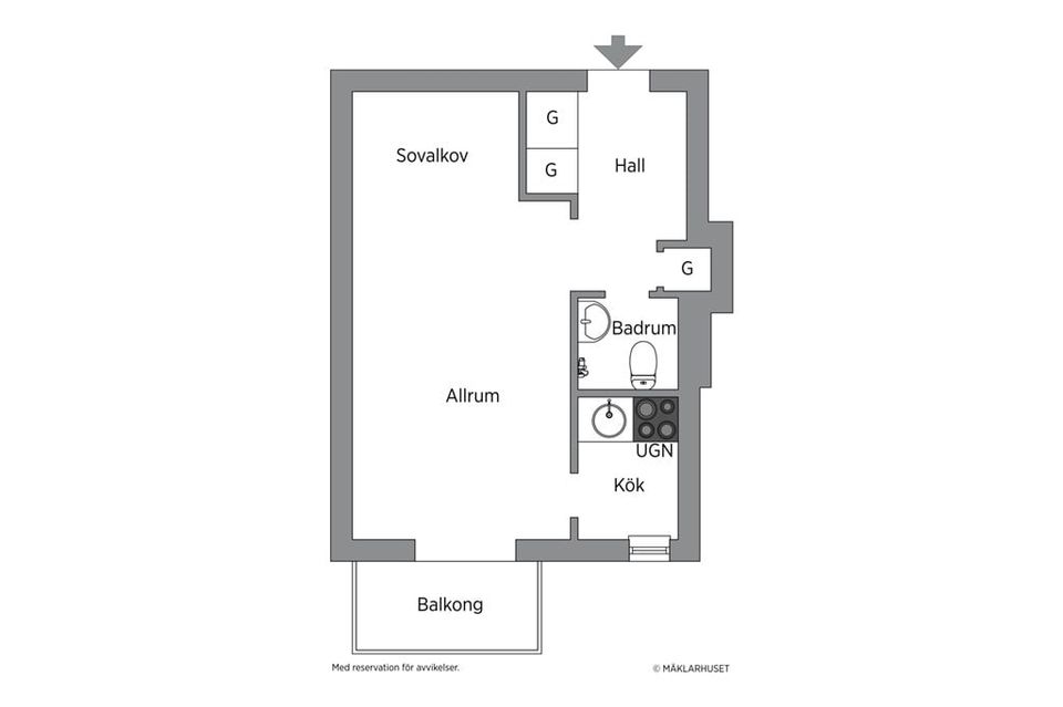 Bostadsrätt, Ola Hanssonsgatan 3, Kungsholmen -  Kristineberg, Stockholm