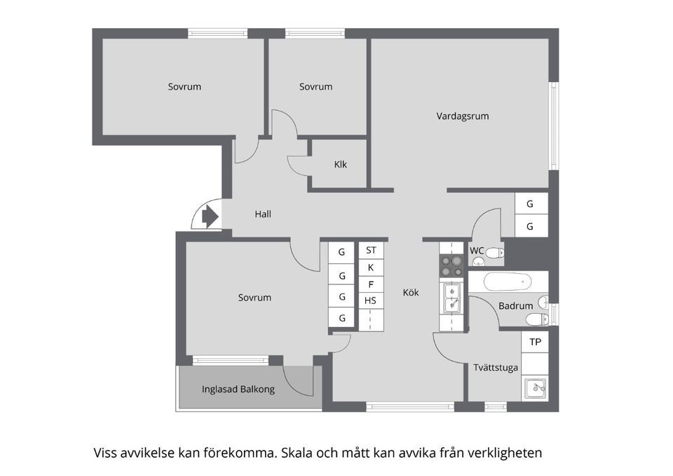 Bostadsrätt, Vårfrugatan 9C, Sankt Ilian, Enköping