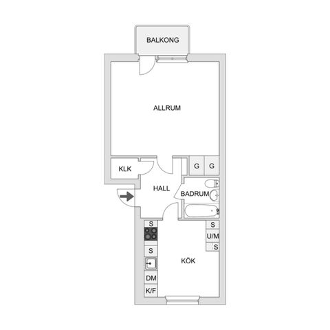 Bostadsrätt, Scheelegatan 14B, Torpa, Jönköping