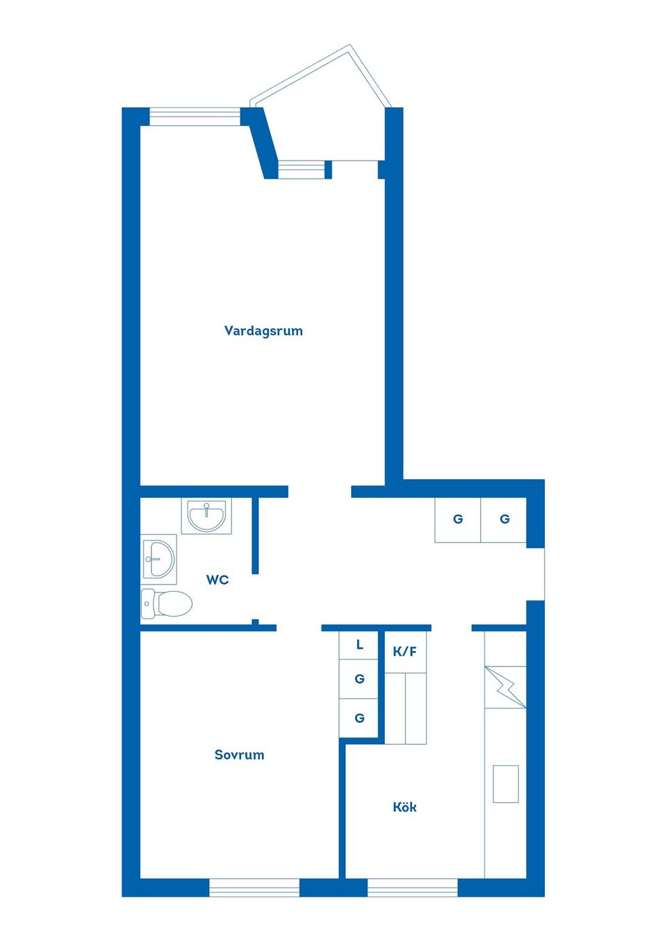 Bostadsrätt, Norregatan 11, Väster, Hässleholm