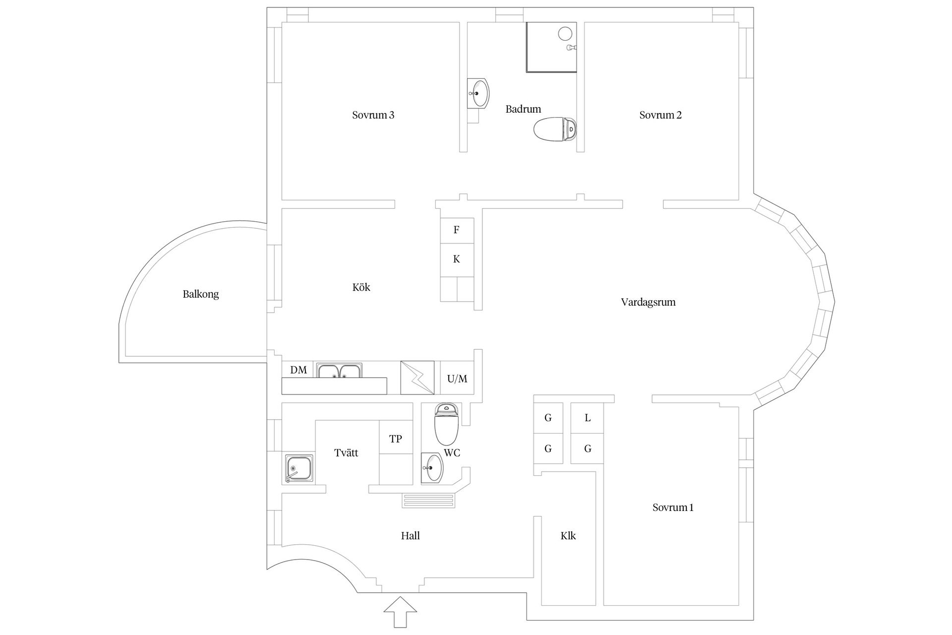 Bostadsrätt, Margaretavägen 3K, Sofiaparken, Lund