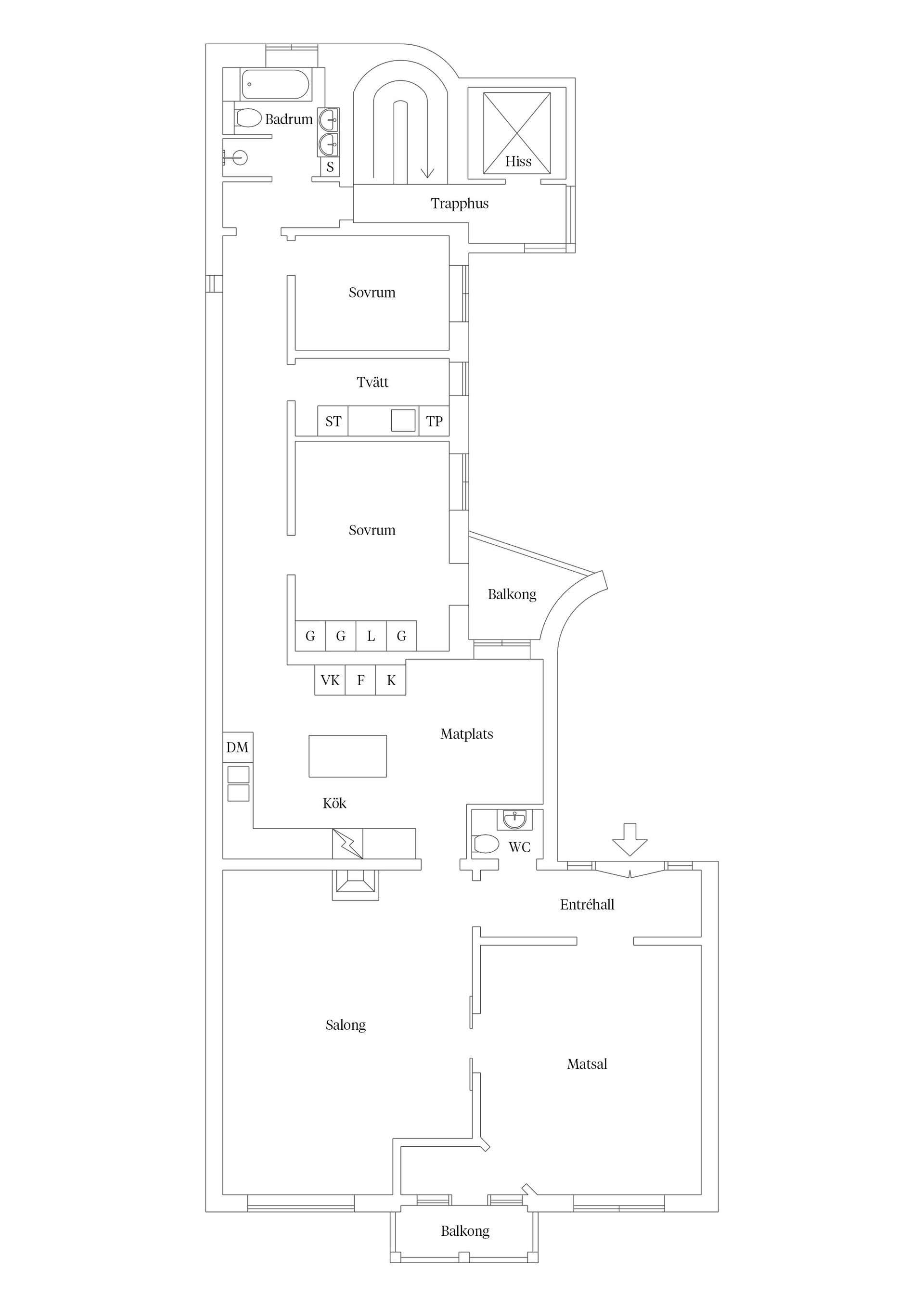 Bostadsrätt, Stora Nygatan 65, Gamla Väster, Malmö