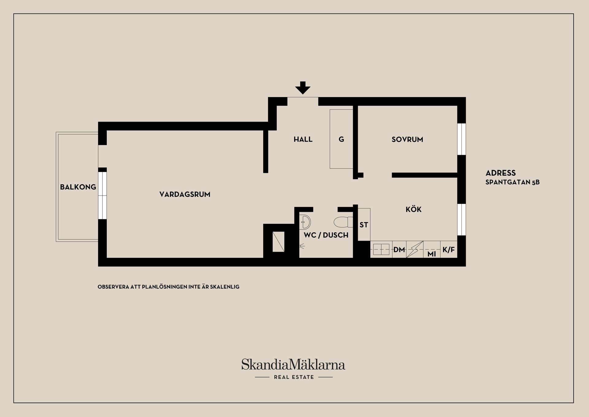 Bostadsrätt, Spantgatan 5B, Stohagen, Västerås