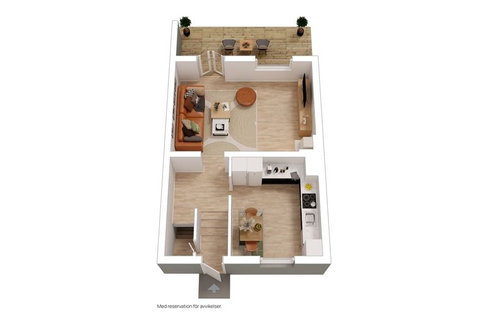 Radhus, Sehlstedtsvägen 6b, Änget, Härnösand