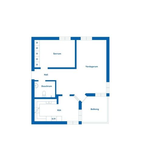 Bostadsrätt, Drottninggatan 4B, Centrum, Mariestad