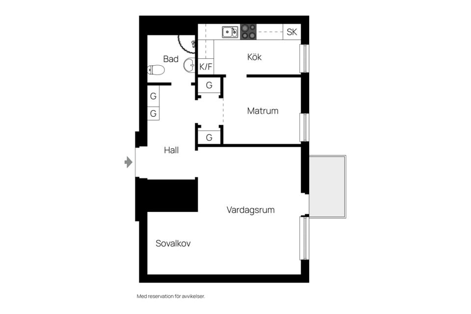 Bostadsrätt, Svartbäcksgatan 76 A, Svartbäcken, Uppsala