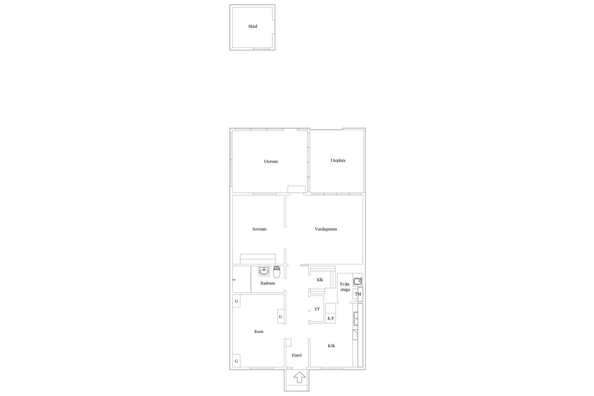 Bostadsrätt, Enskiftesvägen 5G, Eslöv - väster, Eslöv