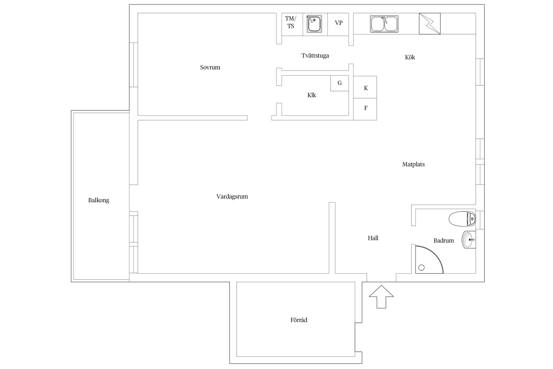 Bostadsrätt, Östra Porten 33, Ytterby, Kungälv