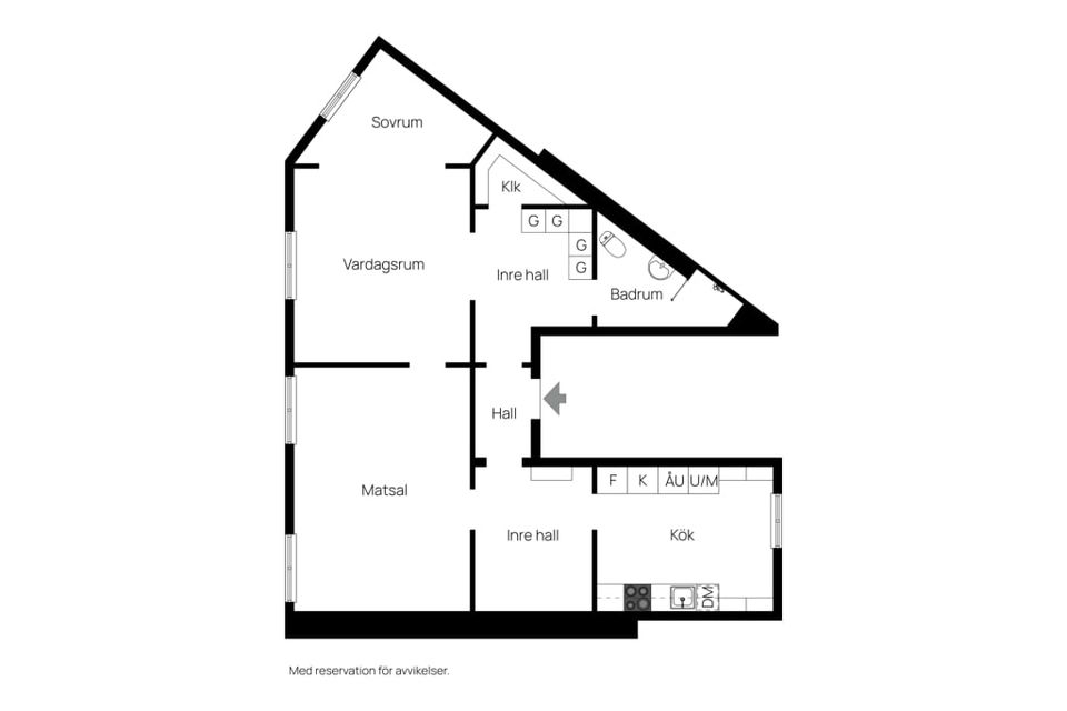 Bostadsrätt, Utanbygatan 6 G, Centralt, Västerås