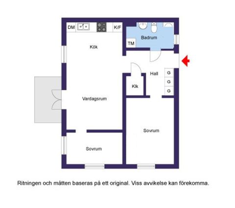 Bostadsrätt, Fritzbergsvägen 166E, Bällstalund, Vallentuna