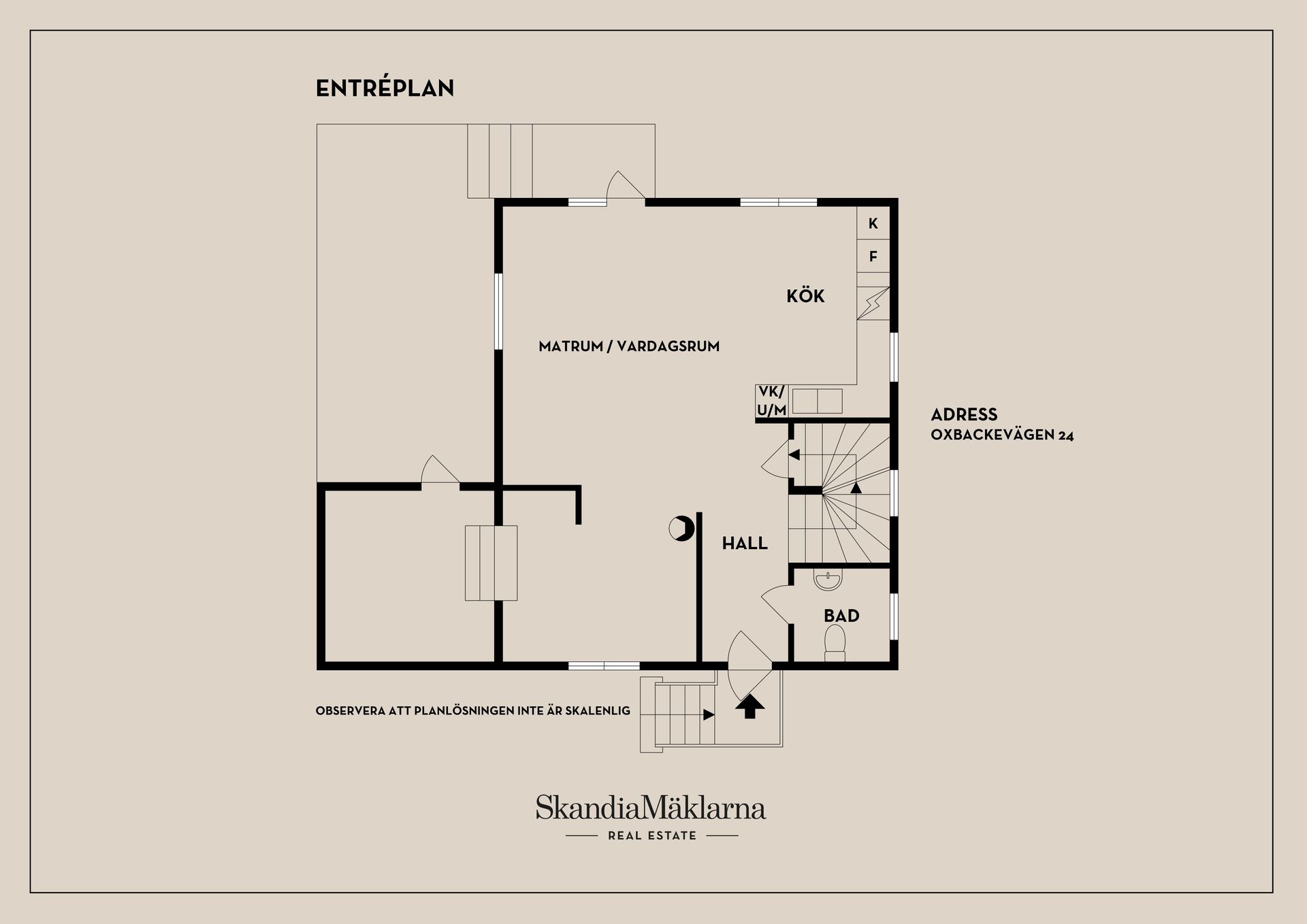 Villa, Oxbackevägen 24, Oxbacken, Nyköping