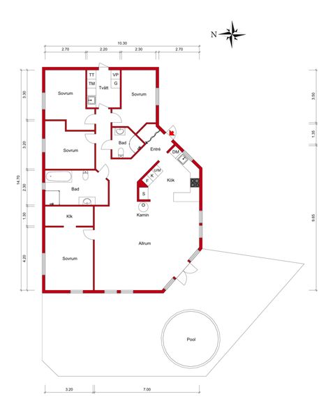 Villa, Tussilagovägen 1, Åstorp