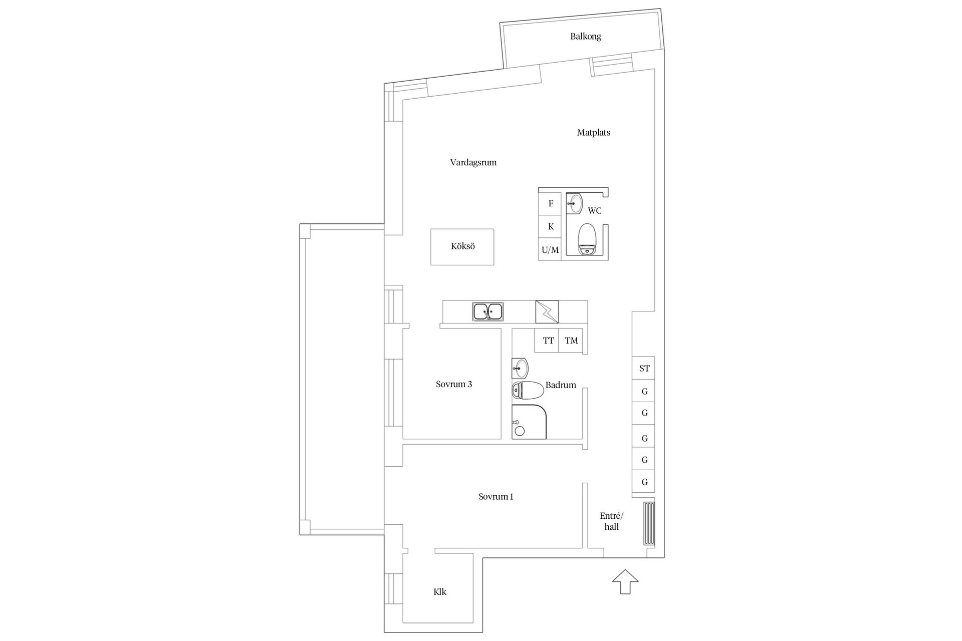 Bostadsrätt, Bergendorffsgatan 8A, Bryggudden, Karlstad