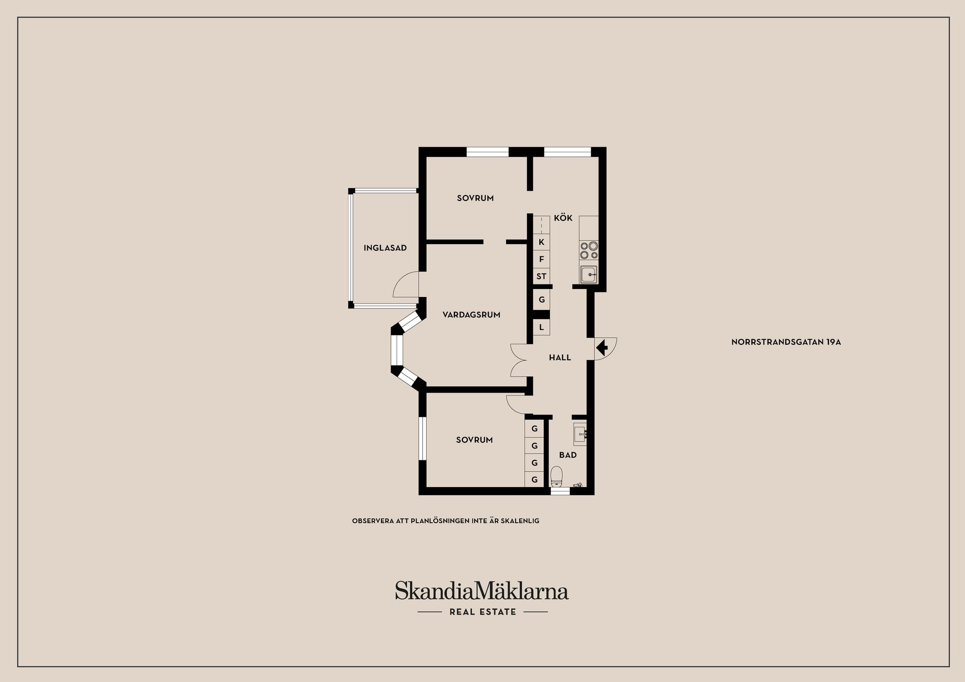 Bostadsrätt, Norrstrandsgatan 19A, Norrstrand, Karlstad