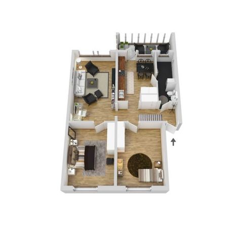Bostadsrätt, Lägergatan 5F, Näsbyn, Kalix