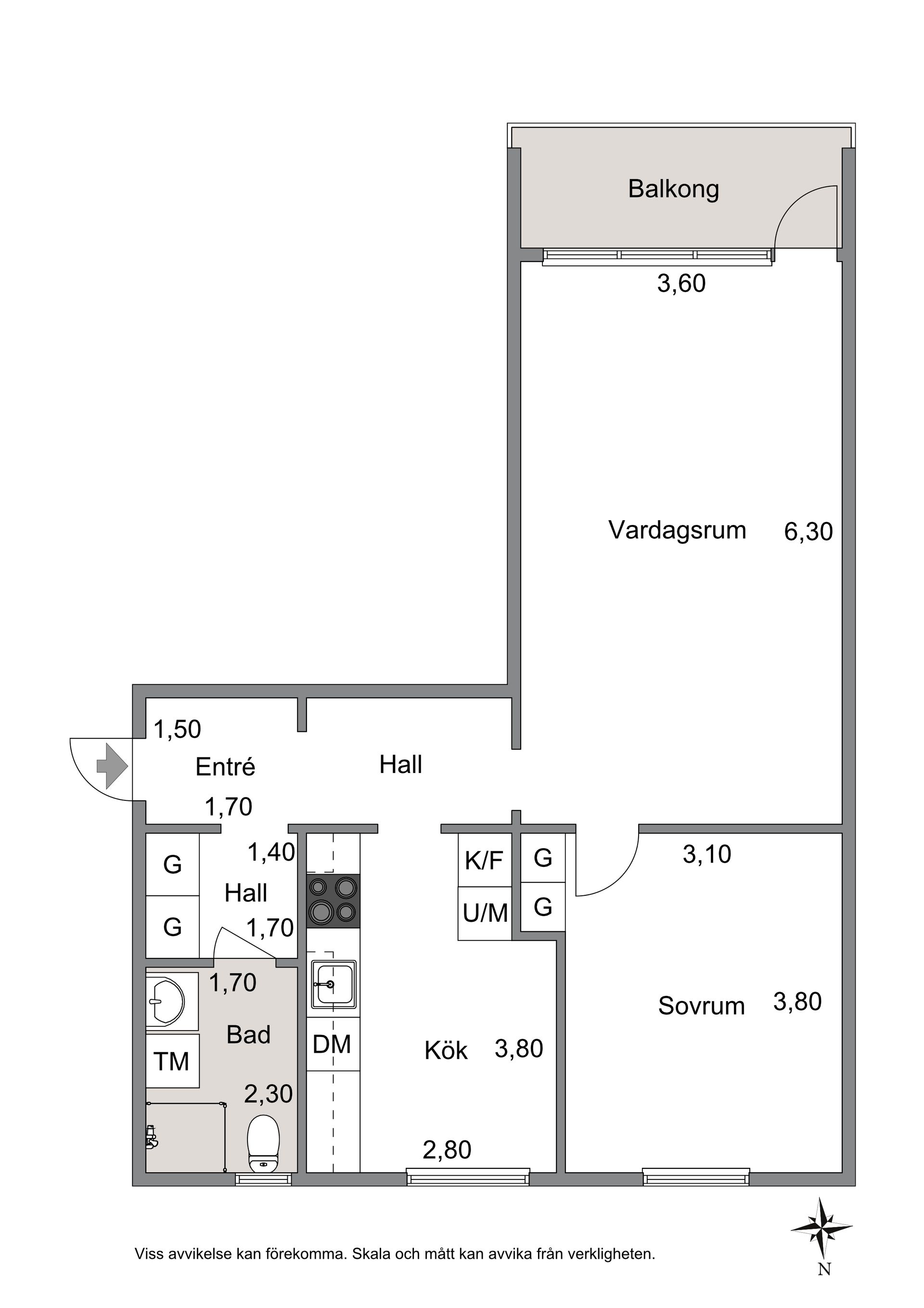 Bostadsrätt, Skolgatan 9B, Centrum, Hässleholm