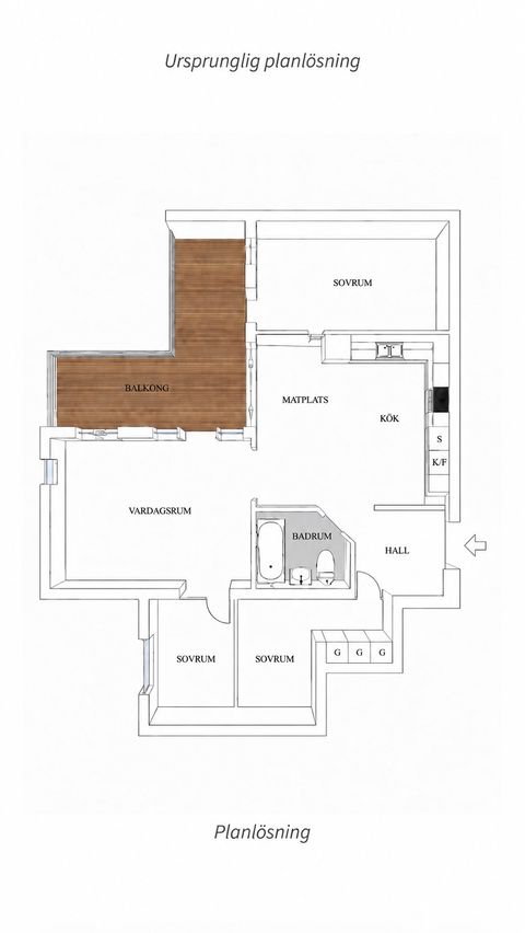 Bostadsrätt, Kvarnvägen 11, Centrala Väsby, Upplands Väsby