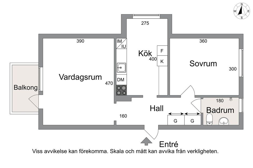 Bostadsrätt, Snapphanegatan 6A, Centrum, Hässleholm