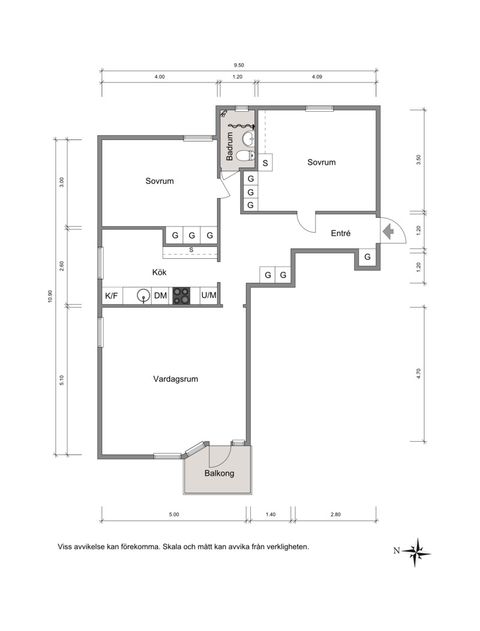 Bostadsrätt, Vankivavägen 13B, Väster, Hässleholm