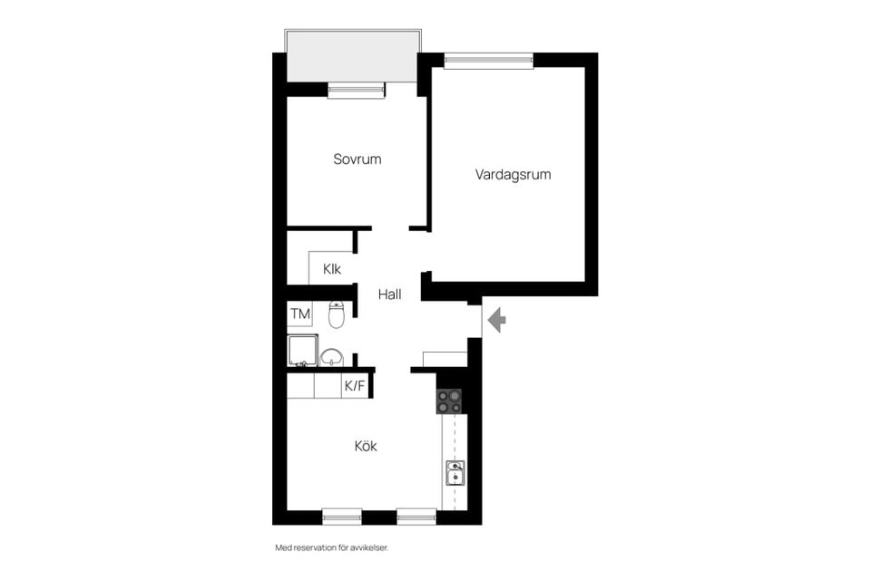 Bostadsrätt, Hagagatan 44C, Haga, Norrköping